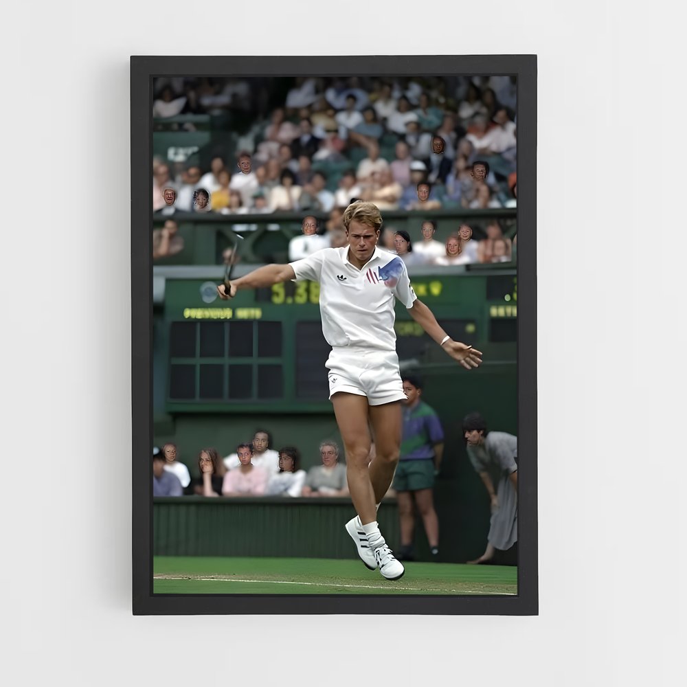 Poster Stefan edberg – affiche Tennis (vue 2)